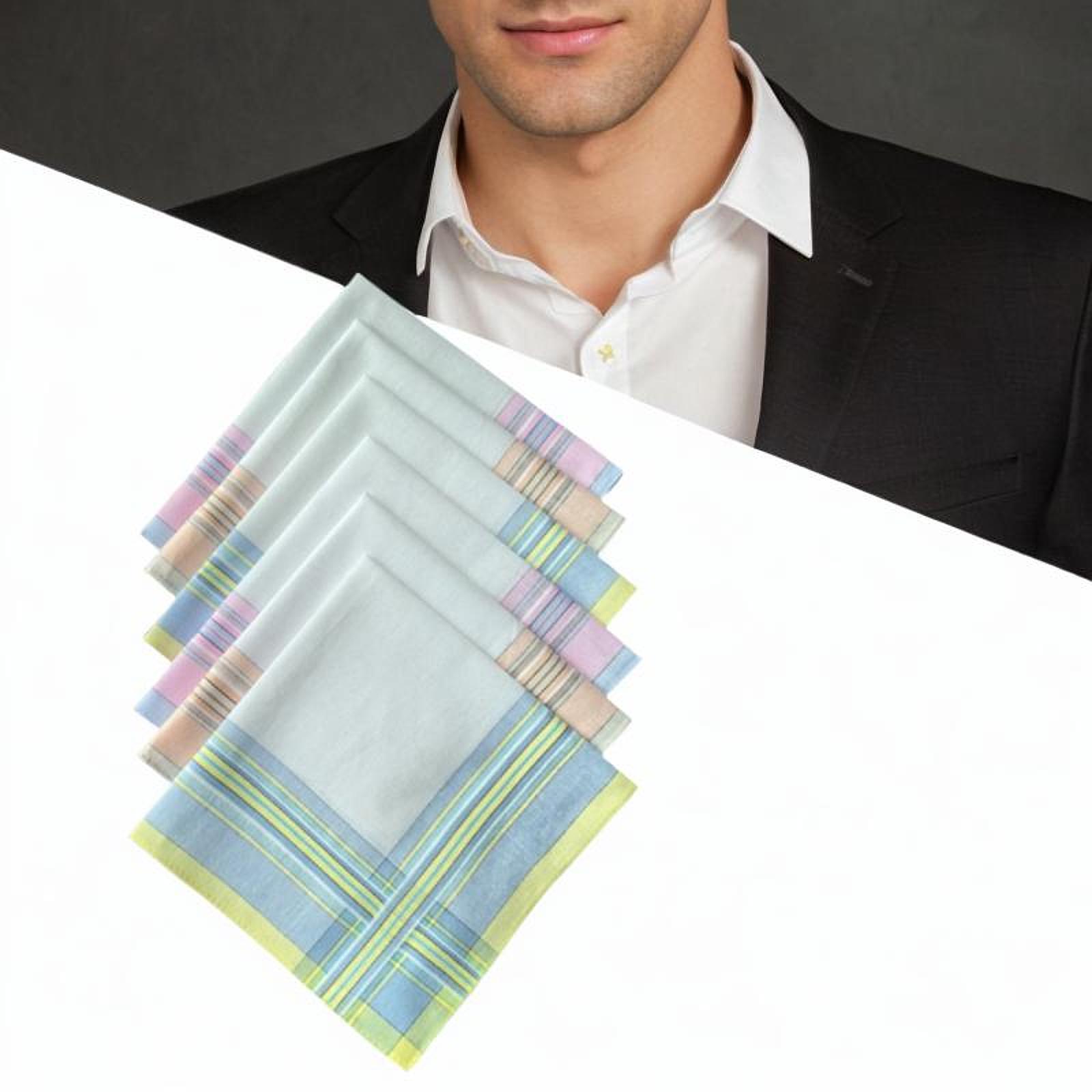 6Pcs Cotton Men's Handkerchief - Handkerchief Cotton Men recension och pris
