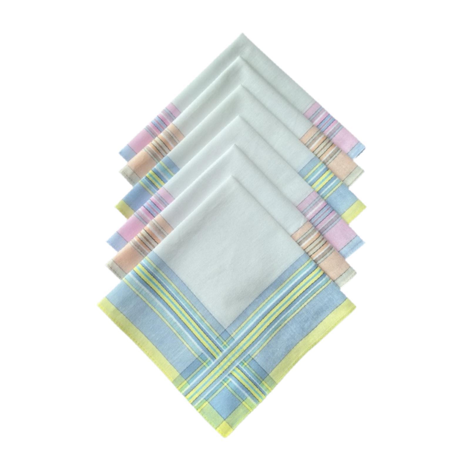 6Pcs Cotton Men's Handkerchief - Handkerchief Cotton Men recension och pris