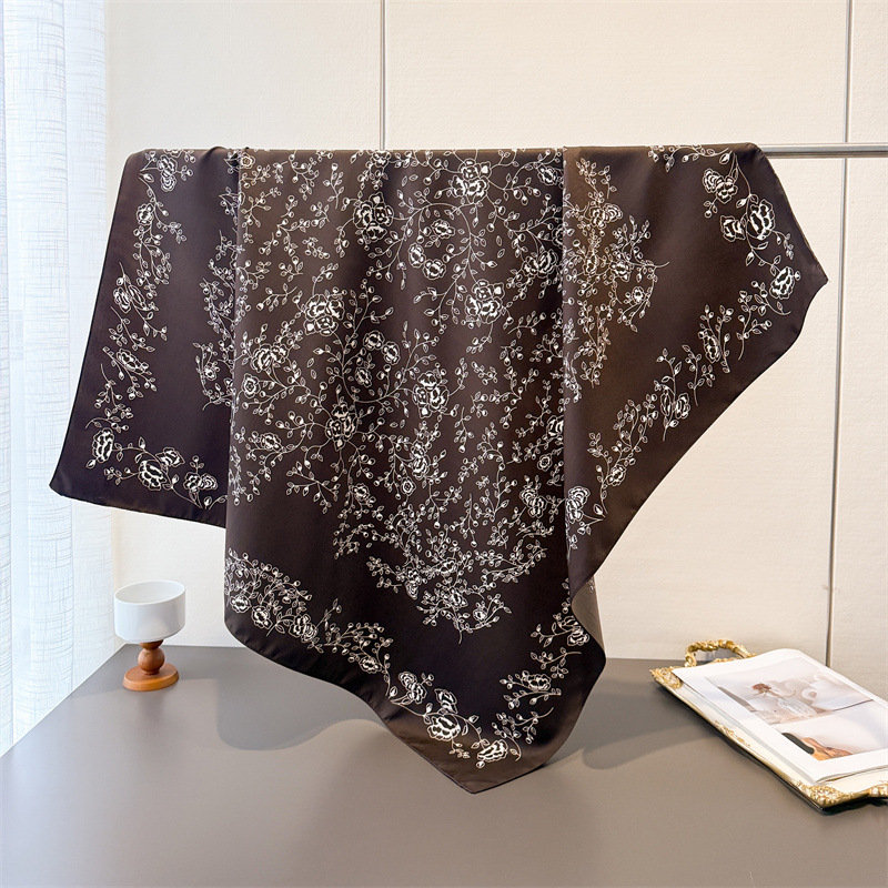 Luxury Vintage 90X90cm Square  - Face Scarf Mask recension och pris