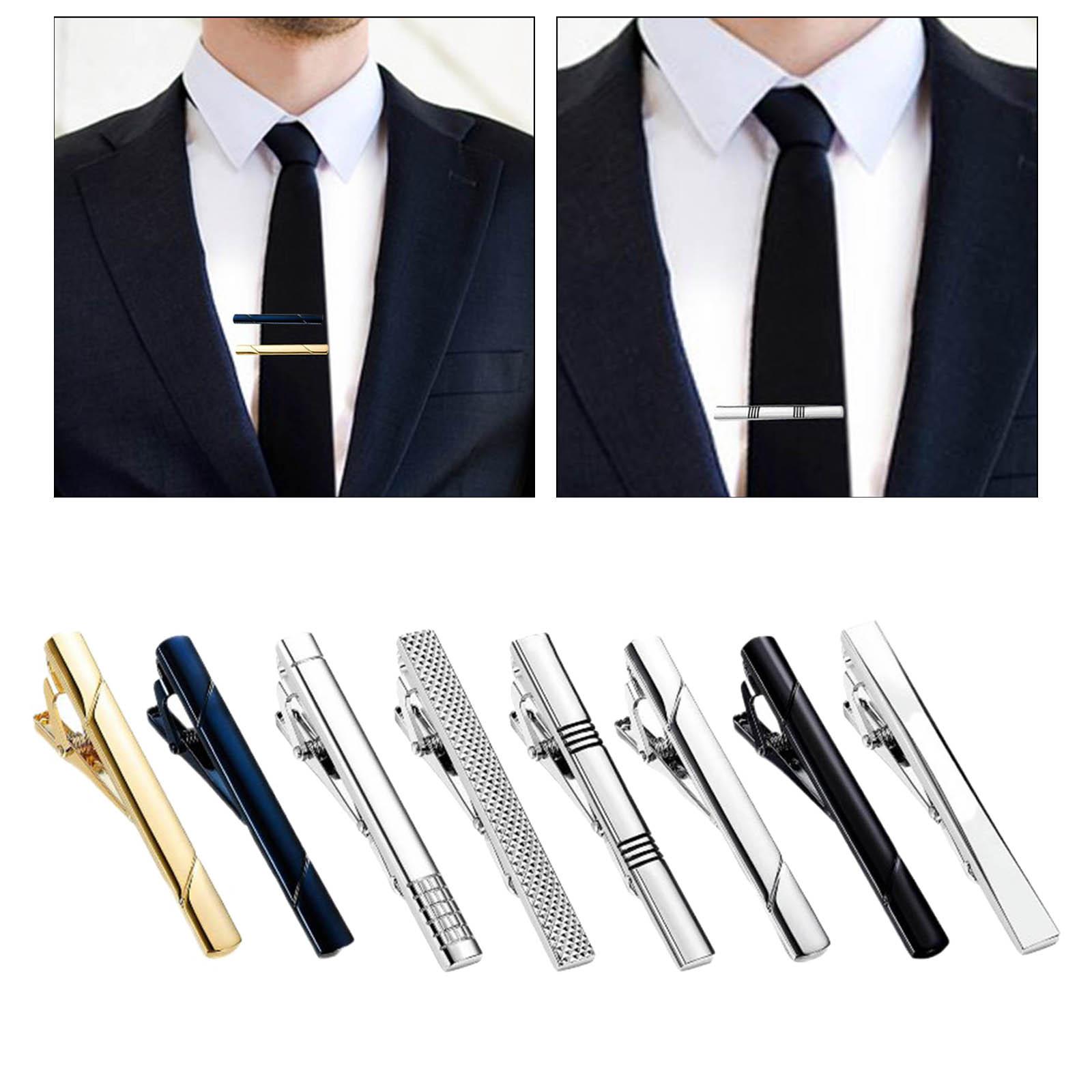 Tie Clips Button Shirt Wedding - Tie Bar Set Gift recension och pris