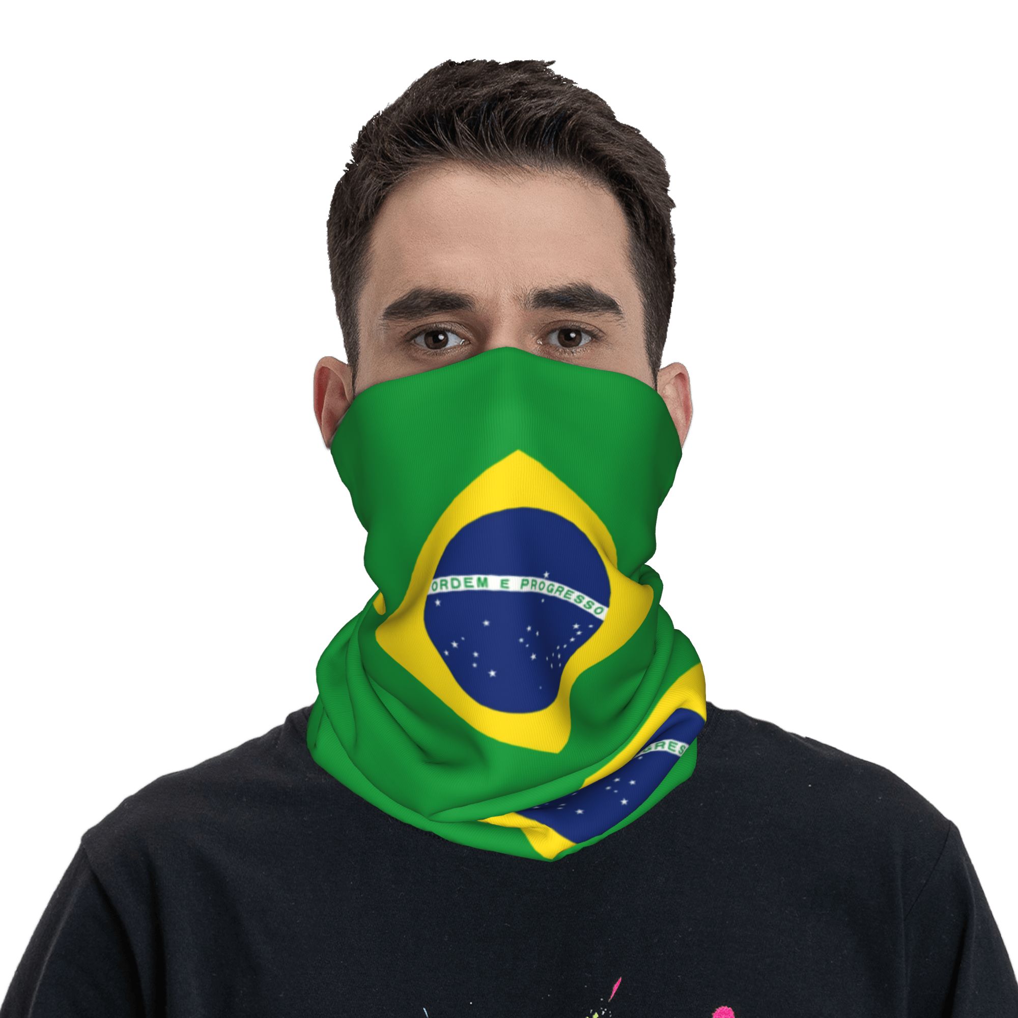 Custom Brazil Flag Bandana Nec - Neck Warmer Tube recension och pris