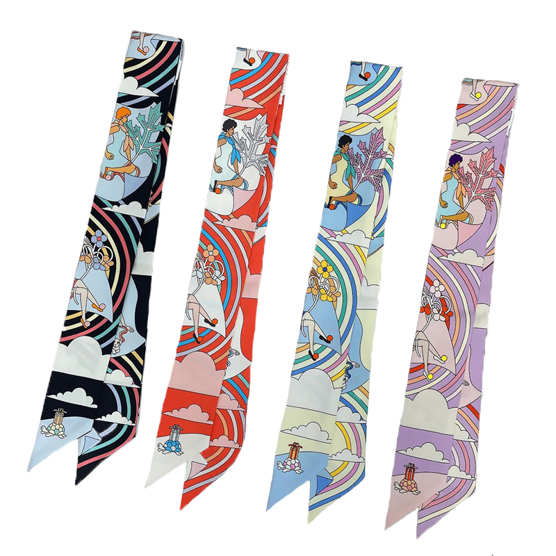 Women 100% Mulberry Silk Scarf - Head Wrap Turban recension och pris
