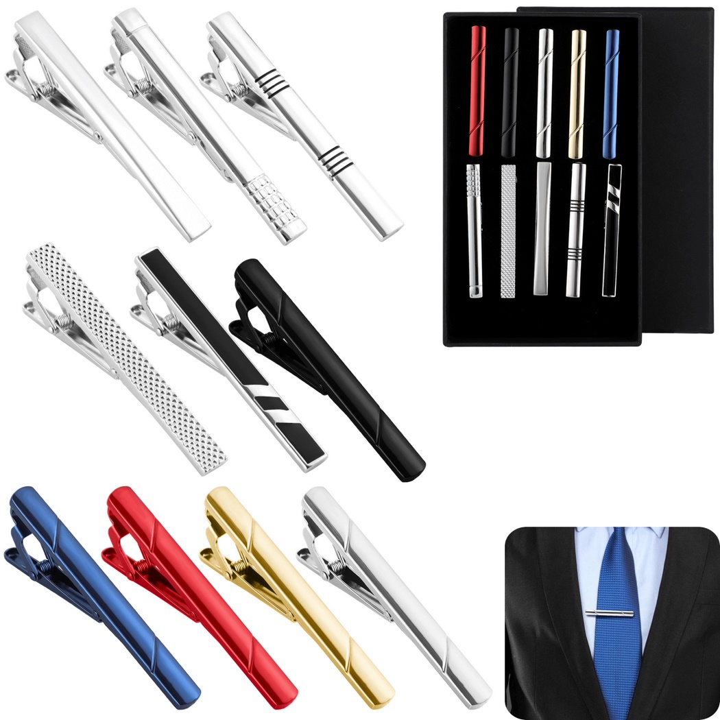 10Pcs Tie Clips Tie Clip Set F - Tie Bar Set Gift recension och pris