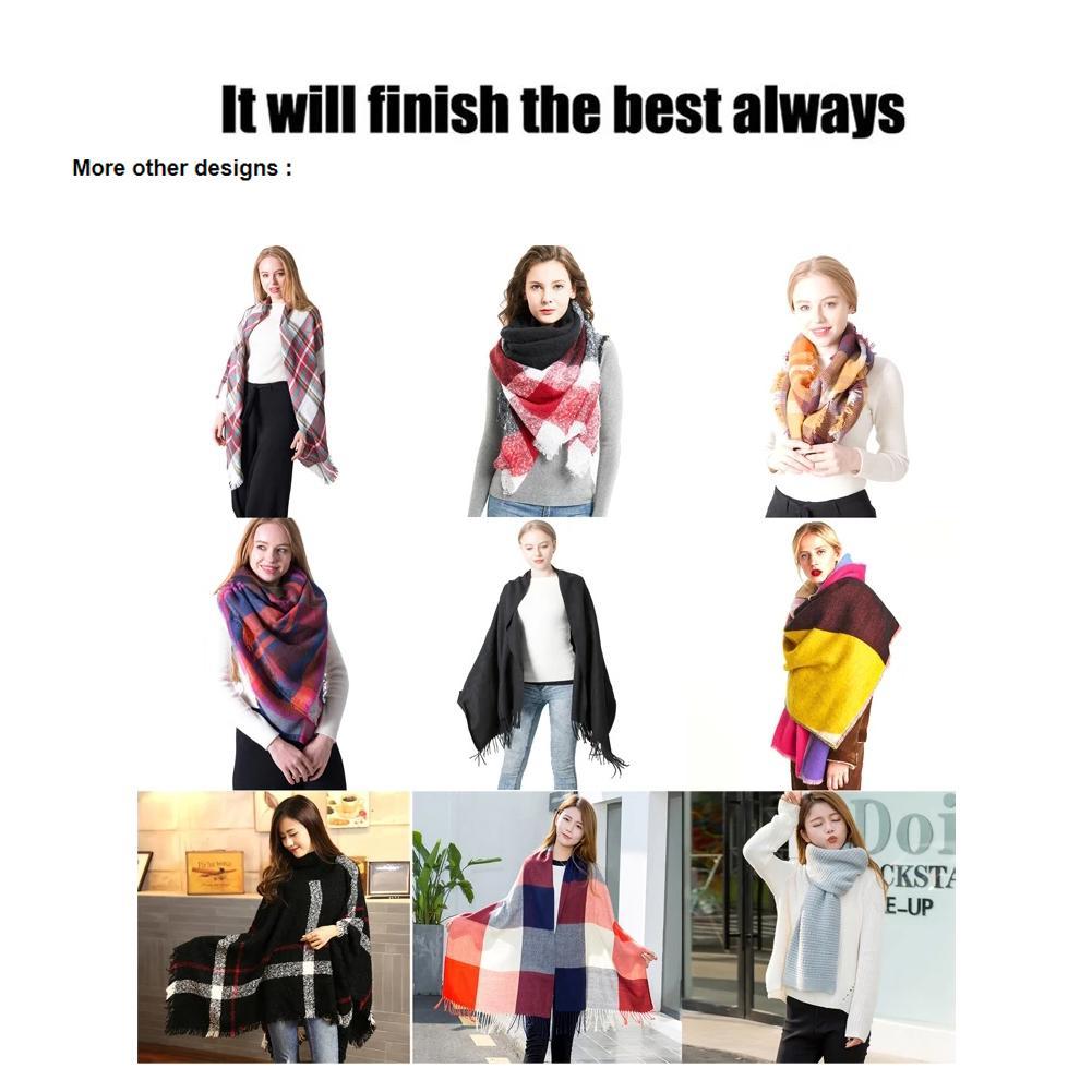 British Style Winter Scarves F - Muffler Men Wool recension och pris