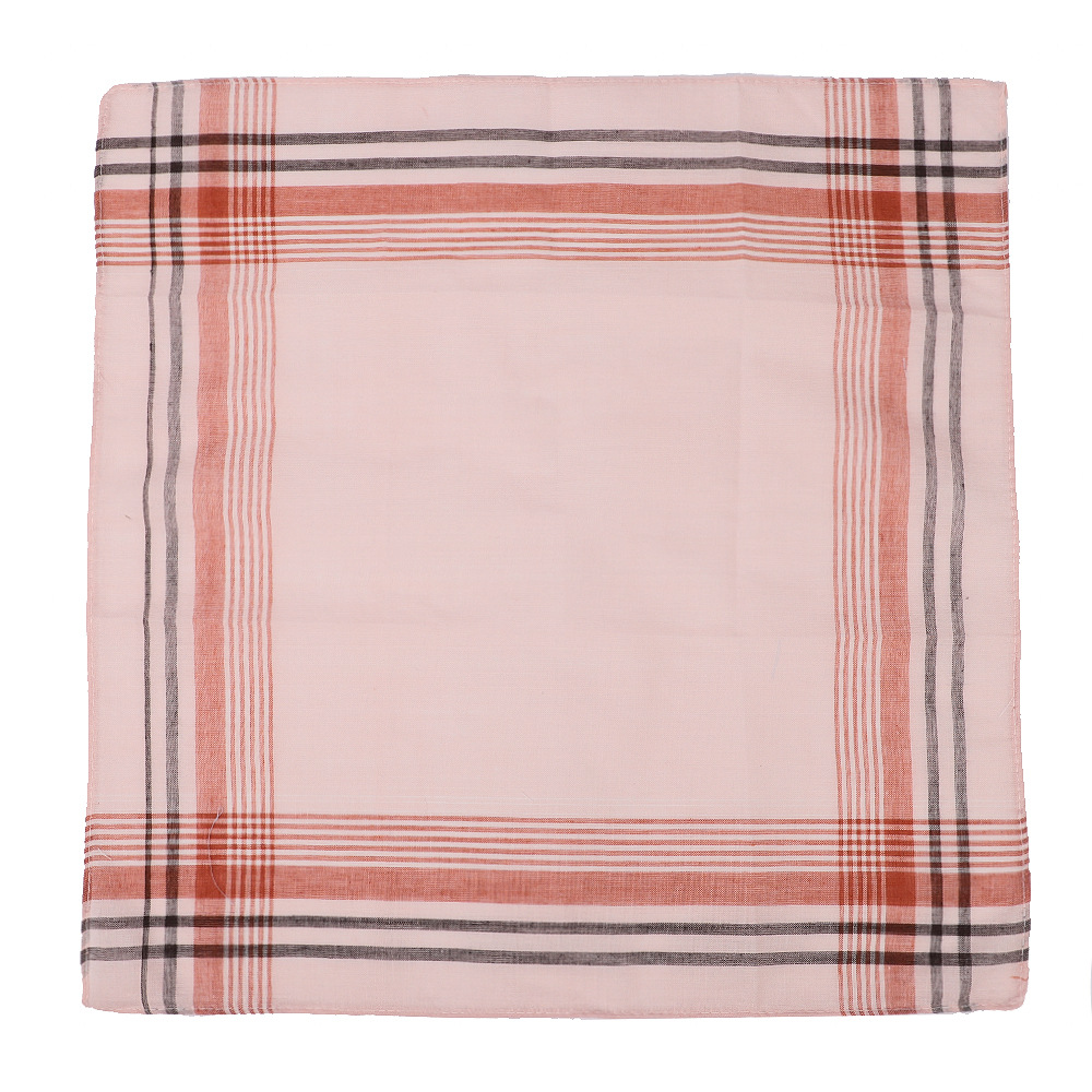 6pcs Men's Mixed Color Plaid S - Handkerchief Cotton Men recension och pris