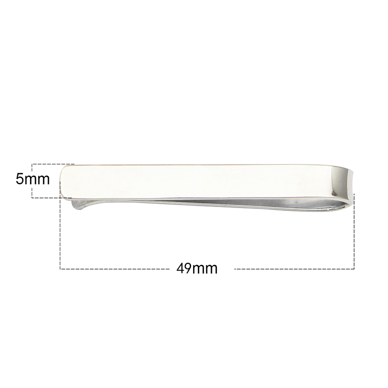 Beadsnice Pure 925 Sterling Si - Tie Clip Silver recension och pris