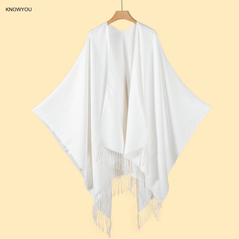 Solid Color Ponchos Men Women  - Muffler Men Wool recension och pris