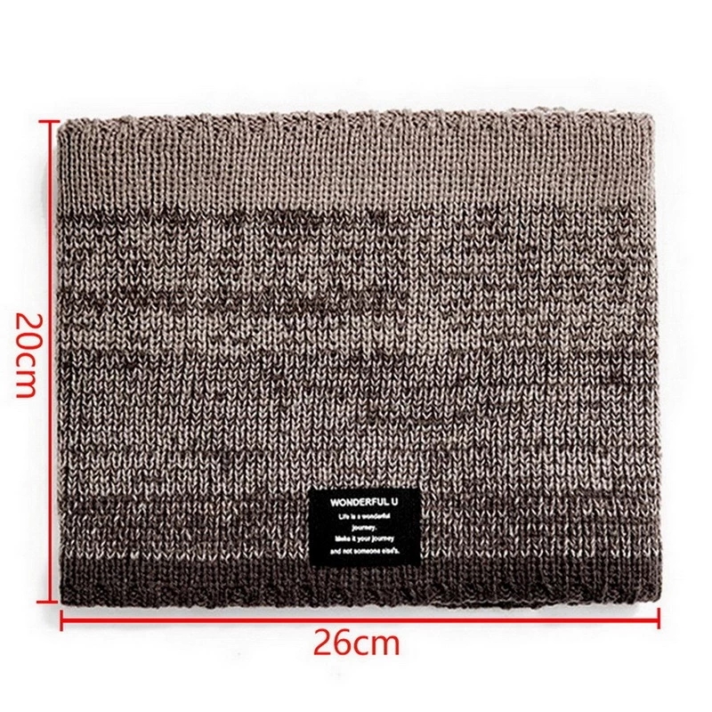 Winter Scarf for Men Fleece Ri - Handkerchief Cotton Men recension och pris