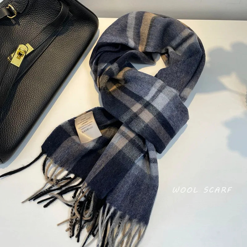 High Quality 100% Wool Scarf M - Muffler Men Wool recension och pris