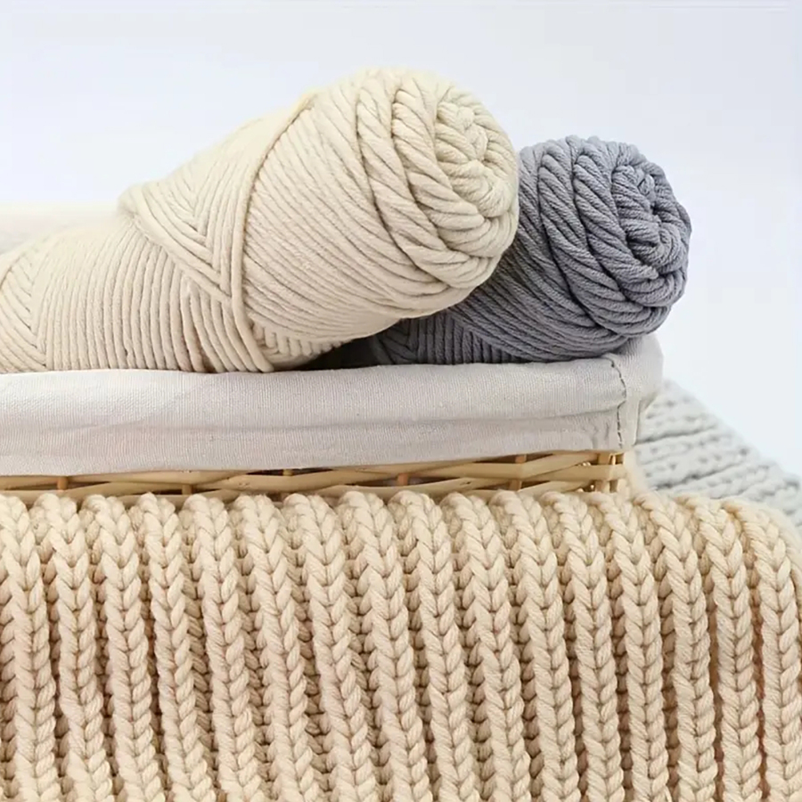 1Pc Lover's Cotton Yarn 8-Stra - Woven Scarf Blanket recension och pris