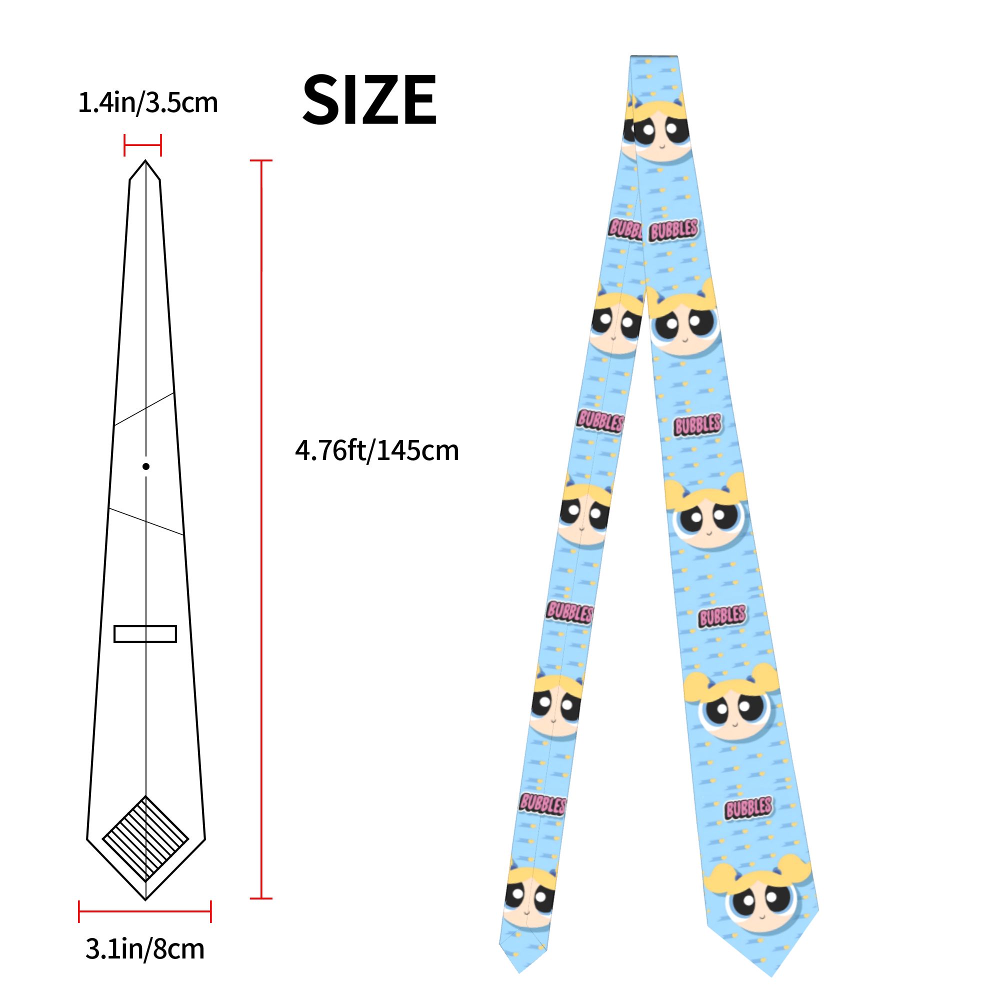 Whoopass Girls Bubbles Necktie - Skinny Tie Men recension och pris