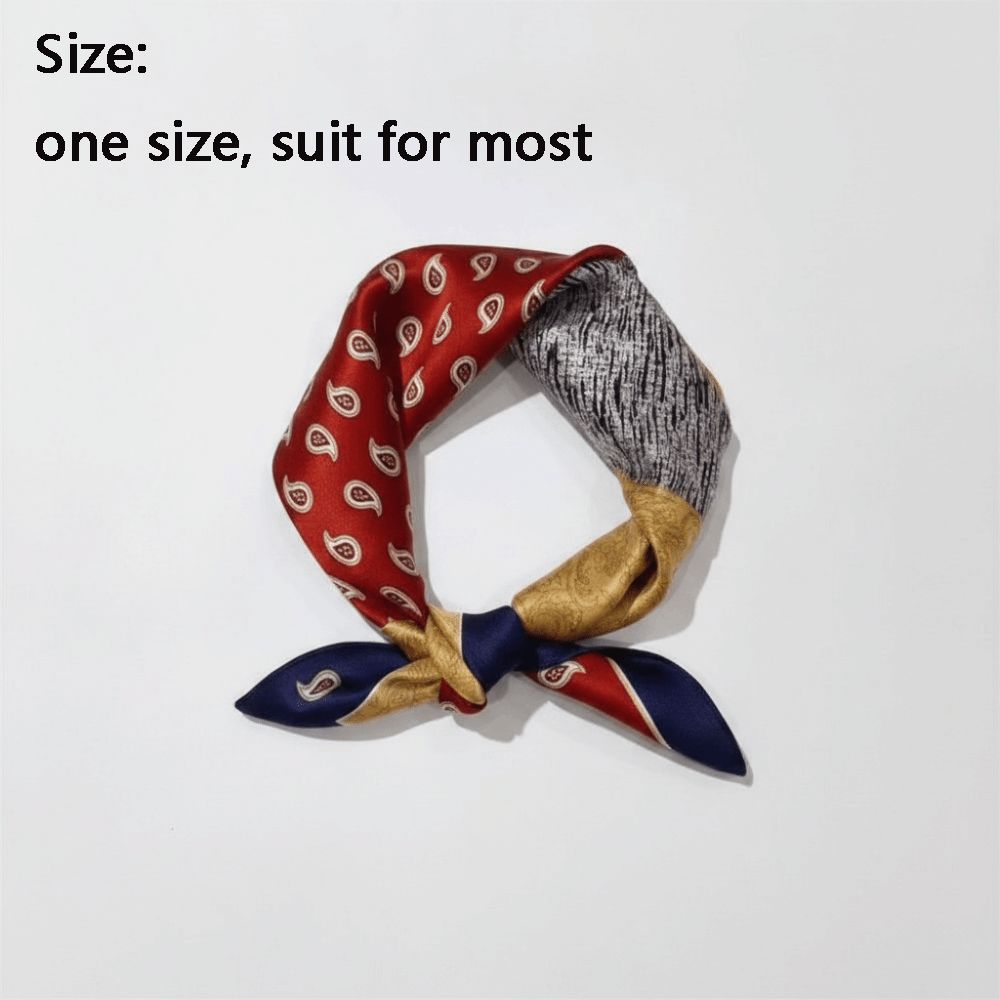 Silk Material Silk Square Scar - Face Scarf Mask recension och pris