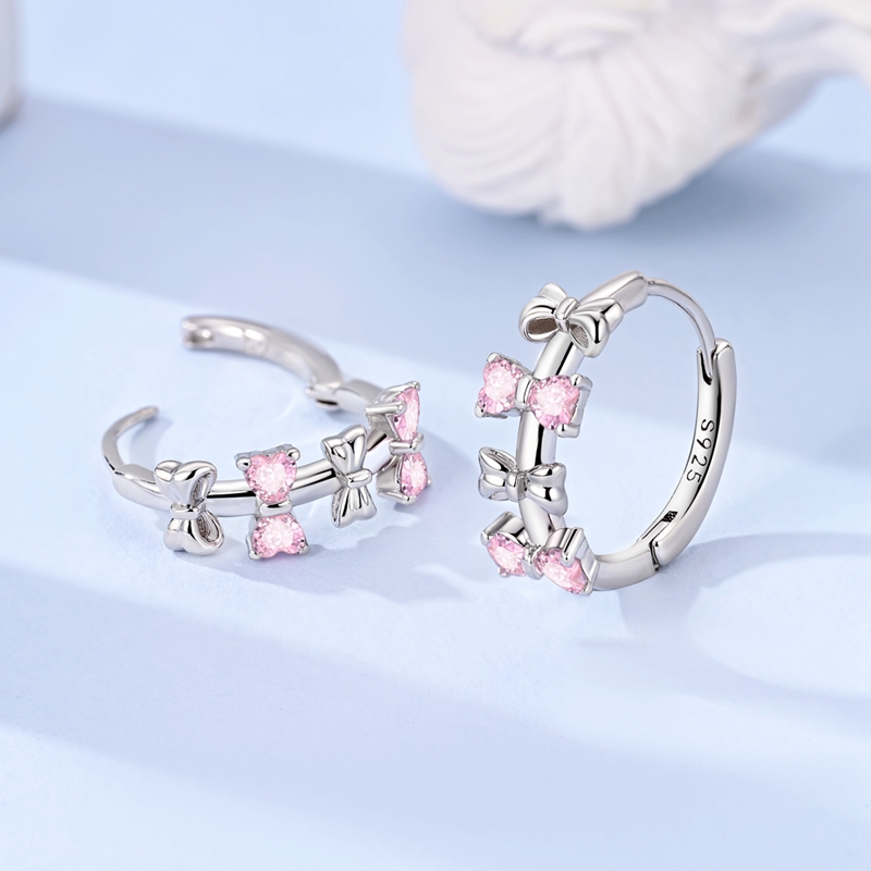 925 Sterling Silver Bow Jewelr - Tie Clip Silver recension och pris
