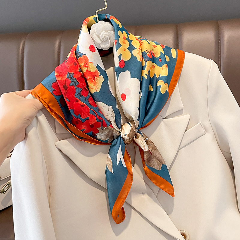 70x70cm Silk Scarf Square For  - Silk Neck Scarf recension och pris