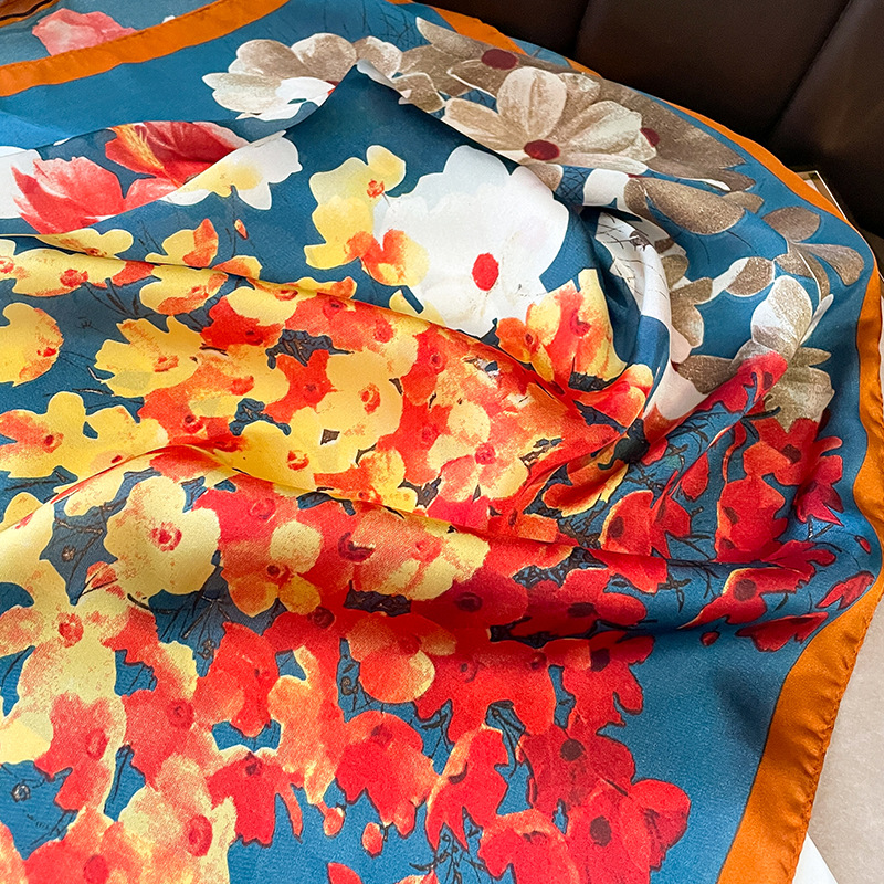 70x70cm Silk Scarf Square For  - Silk Neck Scarf recension och pris