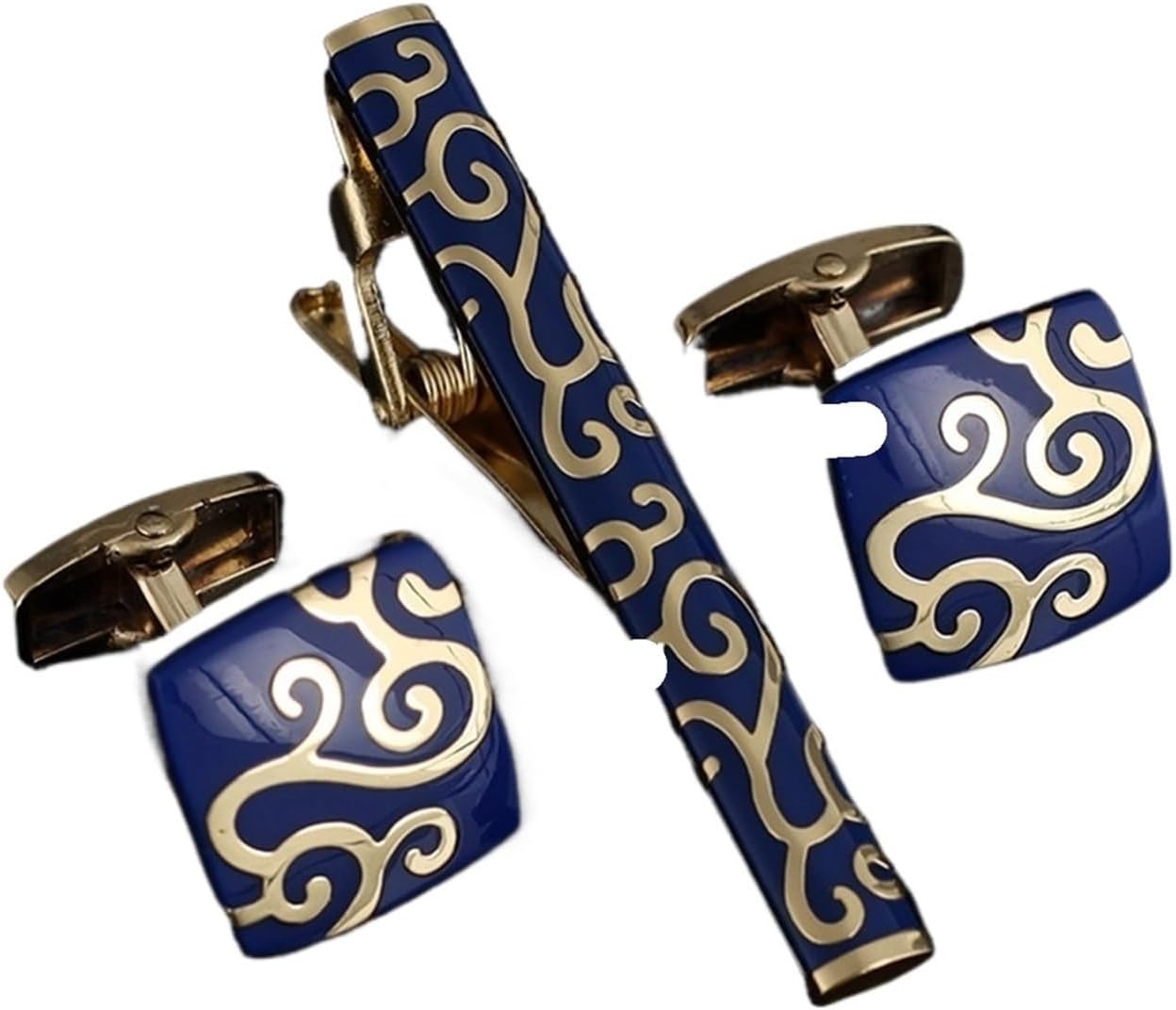 2 Sets,Mens Ties Clip Cufflink - Tie Bar Set Gift recension och pris