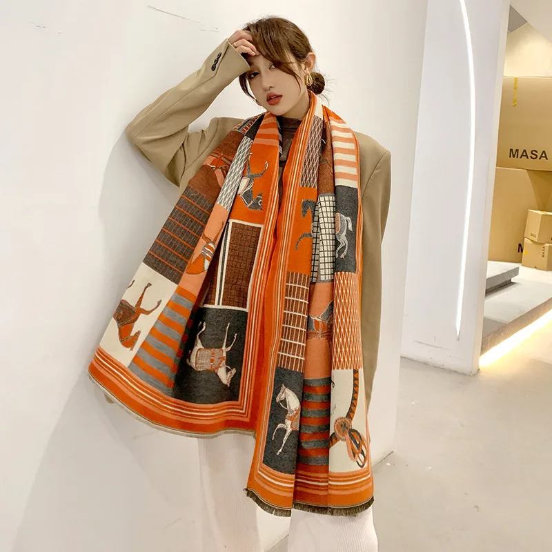 2024 New Luxury Winter Cashmer - Woven Scarf Blanket recension och pris