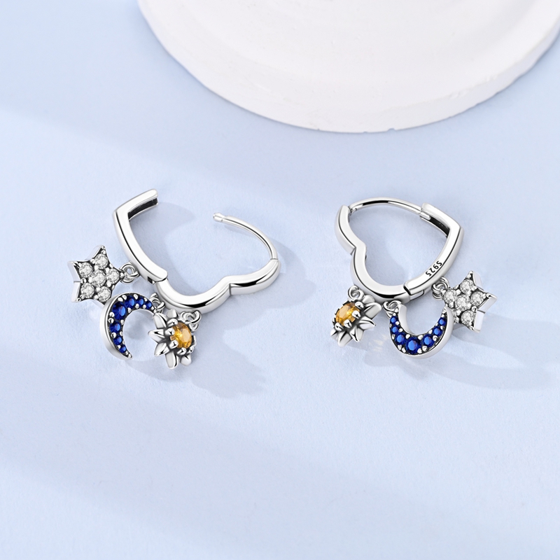 925 Sterling Silver Earrings S - Tie Clip Silver recension och pris