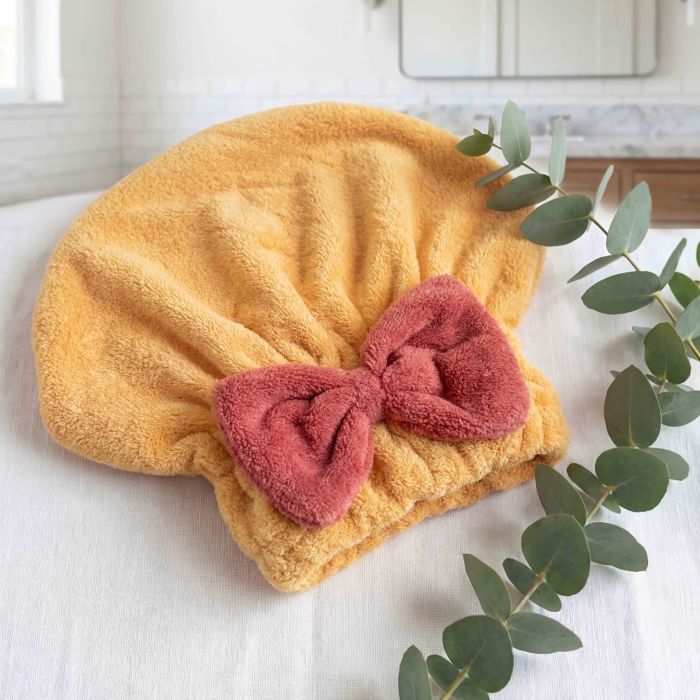 Microfiber Hair Drying Cap, Qu - Head Wrap Turban recension och pris