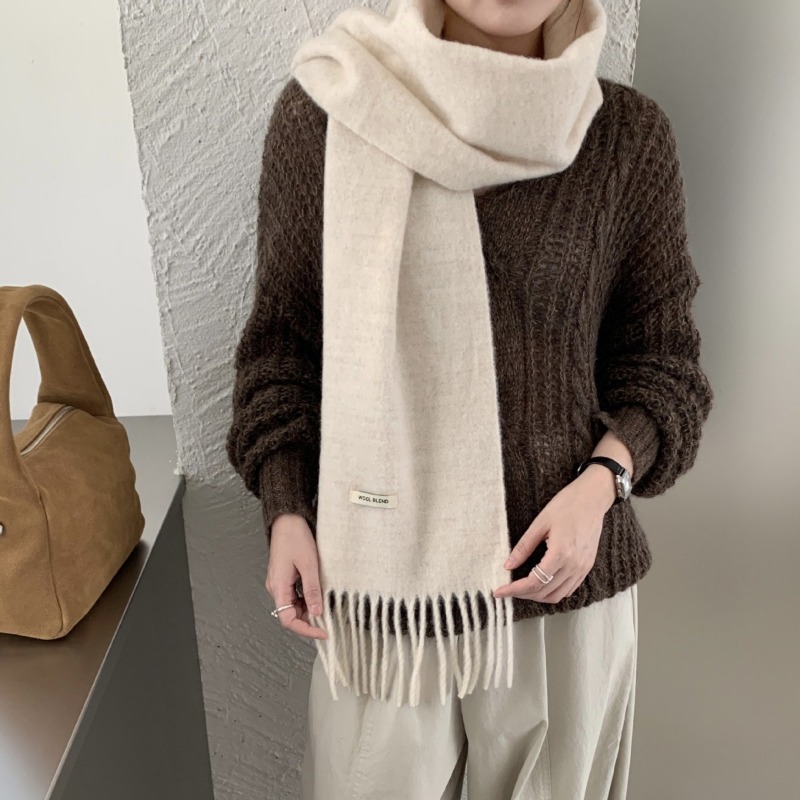 Korean Version Chic Solid Tass - Muffler Men Wool recension och pris