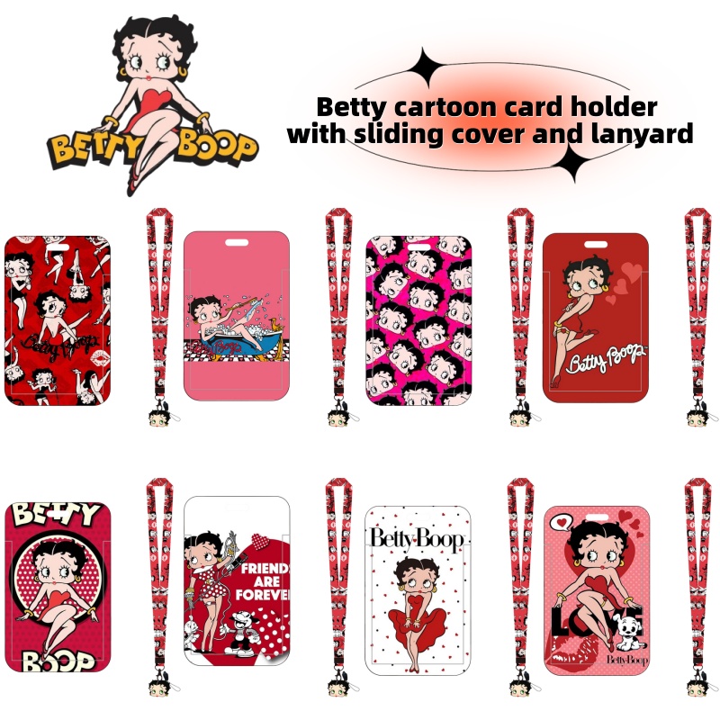 Betty Boop series anime bus ca - Lanyard Badge Holder recension och pris