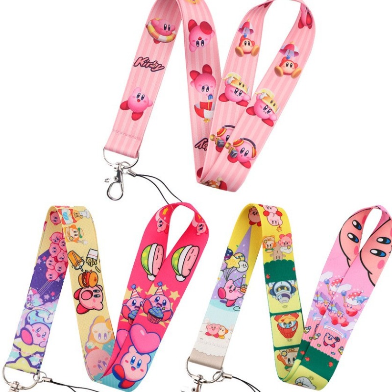 Hot Cute Kirby Lanyard Colorfu - Lanyard Badge Holder recension och pris