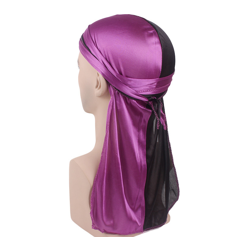 New Silky Durag Long Tail Head - Bandana Doo Rag recension och pris