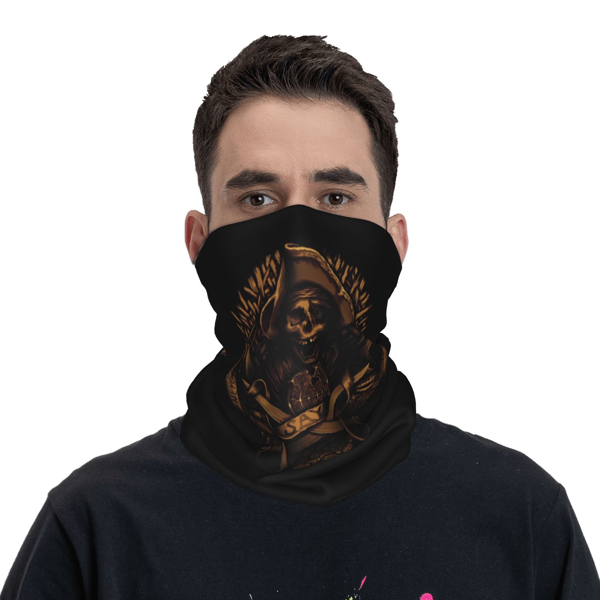 Custom Never Say Die Pirate Sk - Neck Warmer Tube recension och pris
